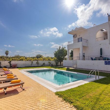 Amazing Villa Chrysanthi With Private Pool In Heraklion Epano Vathia Exterior foto