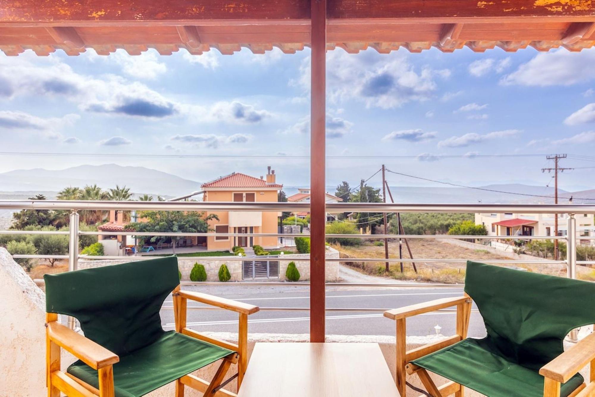 Amazing Villa Chrysanthi With Private Pool In Heraklion Epano Vathia Exterior foto